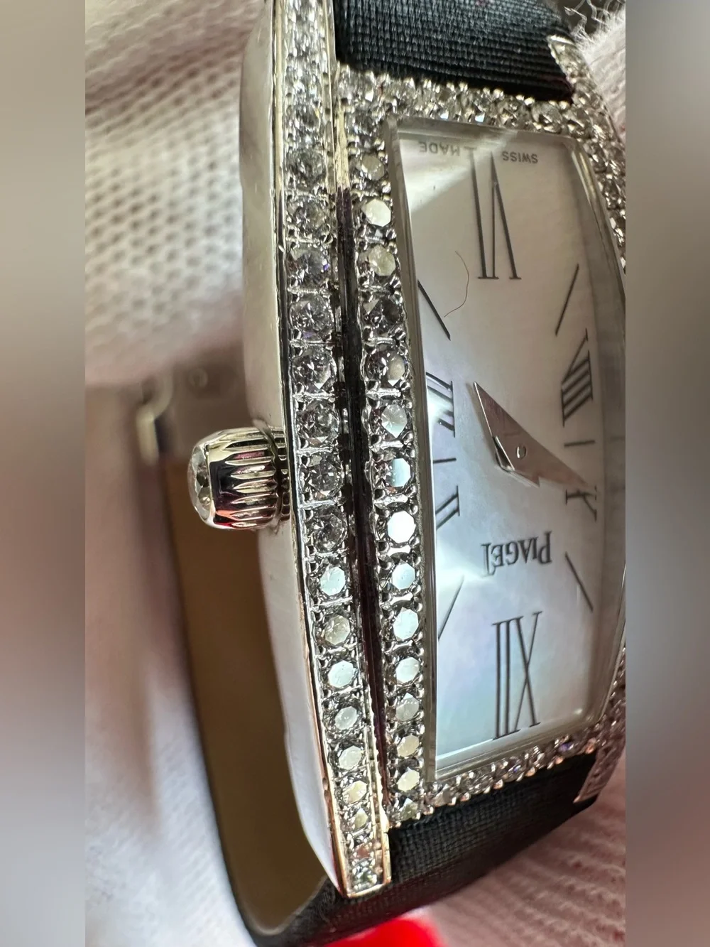 Piaget Limelight Ref. 54035 18K White Gold Factory Diamond Cal. 59P Quartz